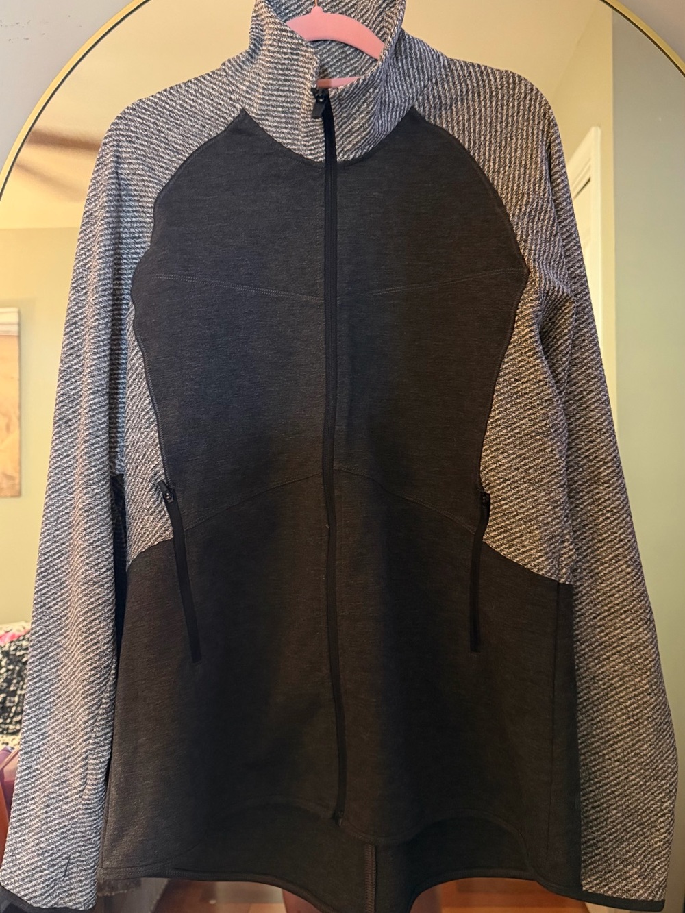 Champion Women’s Black & Gray Full-Zip Jacket